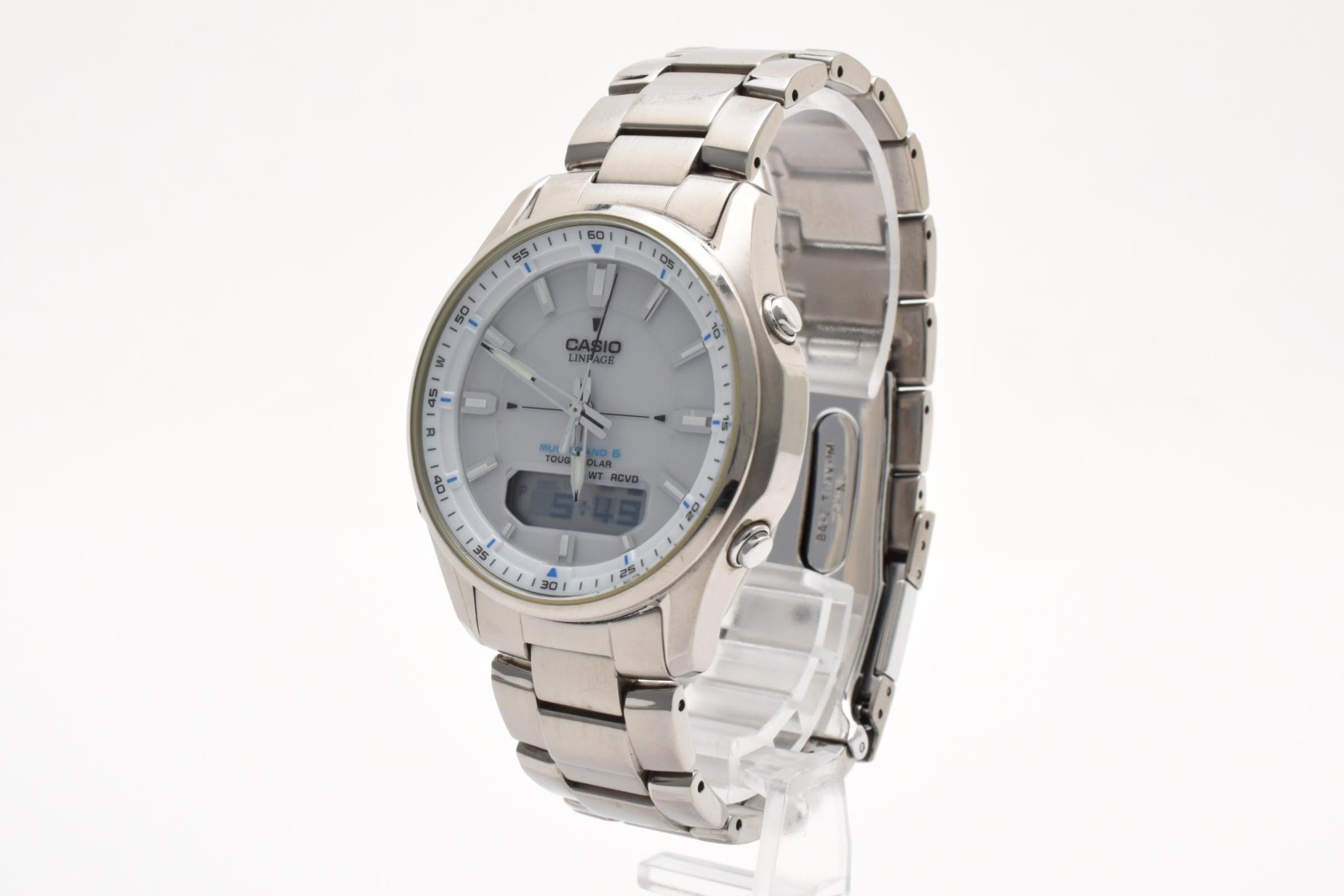 [Exc+5] CASIO Lineage LCW-M100T Titanium Solar Wave Ceptor Men’s Watch 17.5cm