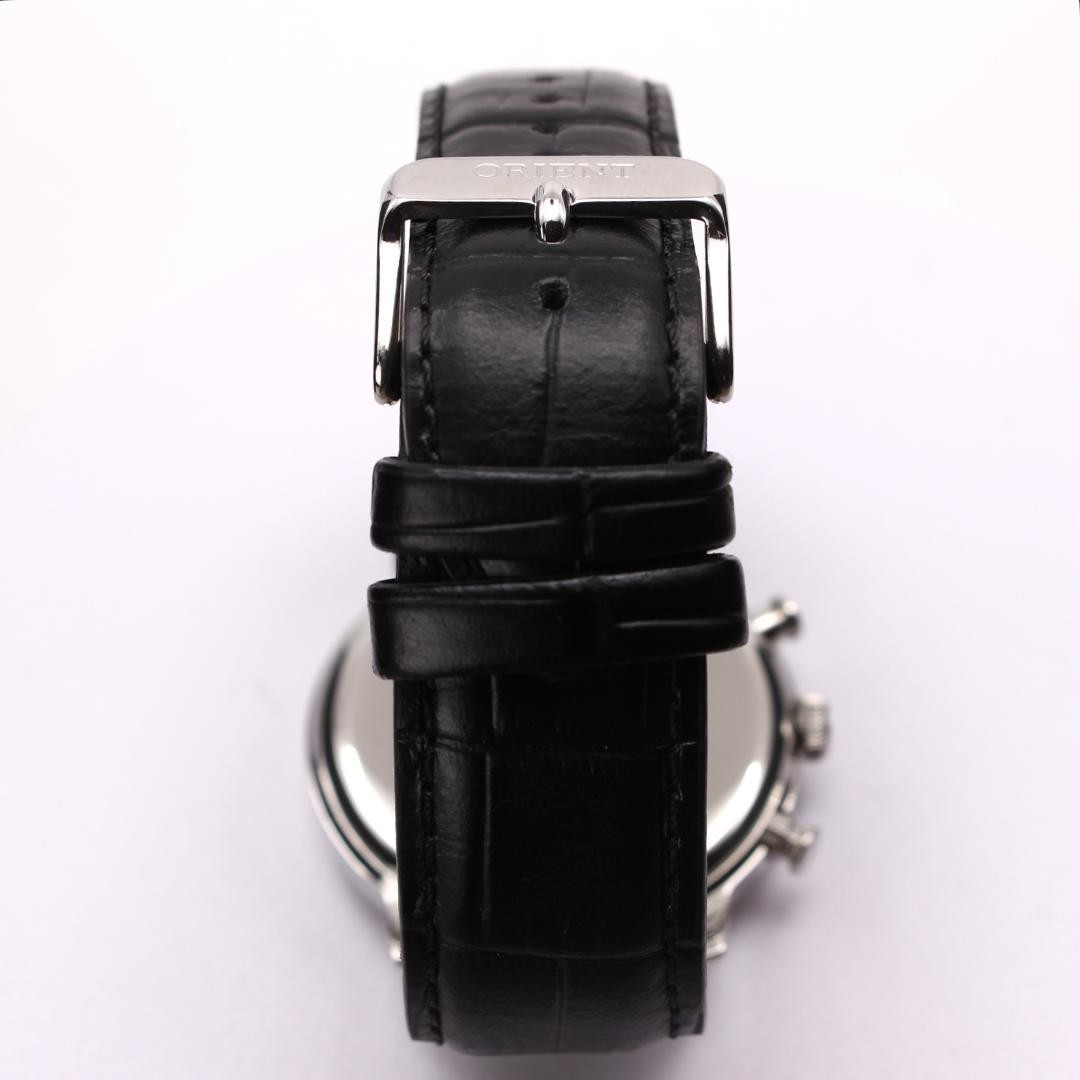 Orient VR32UAA0 Chronograph Watch White Dial Japanese Quartz Timepiece NB/NA