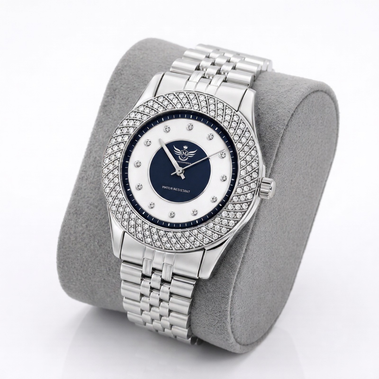 Shellac Hip Hop Metal Watch Iced Dial Japan Movement