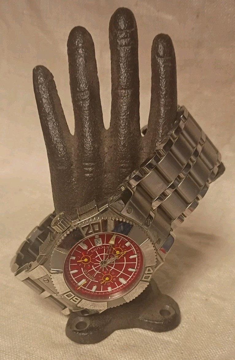 RENATO CYCLOPS COLLEZIONI Hand Made Red Dial Swiss Watch ETA-251-272 98/360 LP