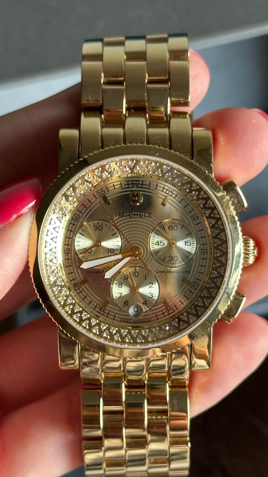 Michele Sports Sail Watch – Limited Edition HI SHINE – Great Condition
