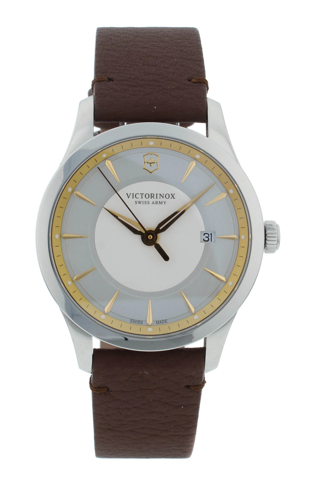 Victorinox Alliance 40mm Quartz Silver Dial Stainless Steel Men’s Watch 241806