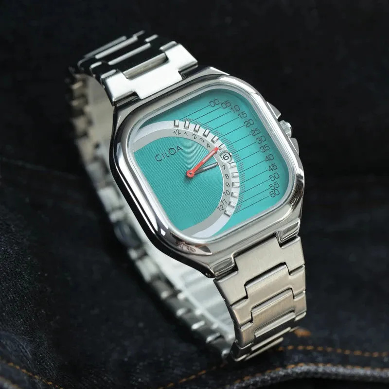 CILOA Retro Square Quartz Watch