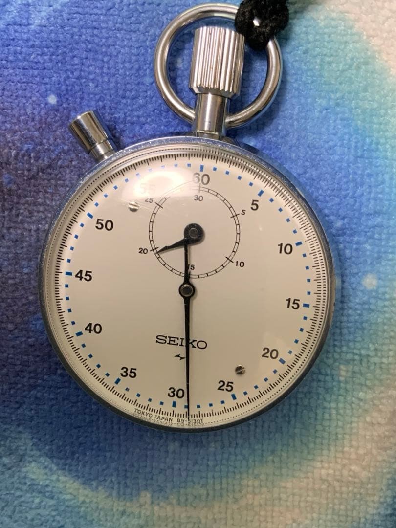 “Working Condition” SEIKO Stopwatch, Manual Winding, 88-5021, Silver (