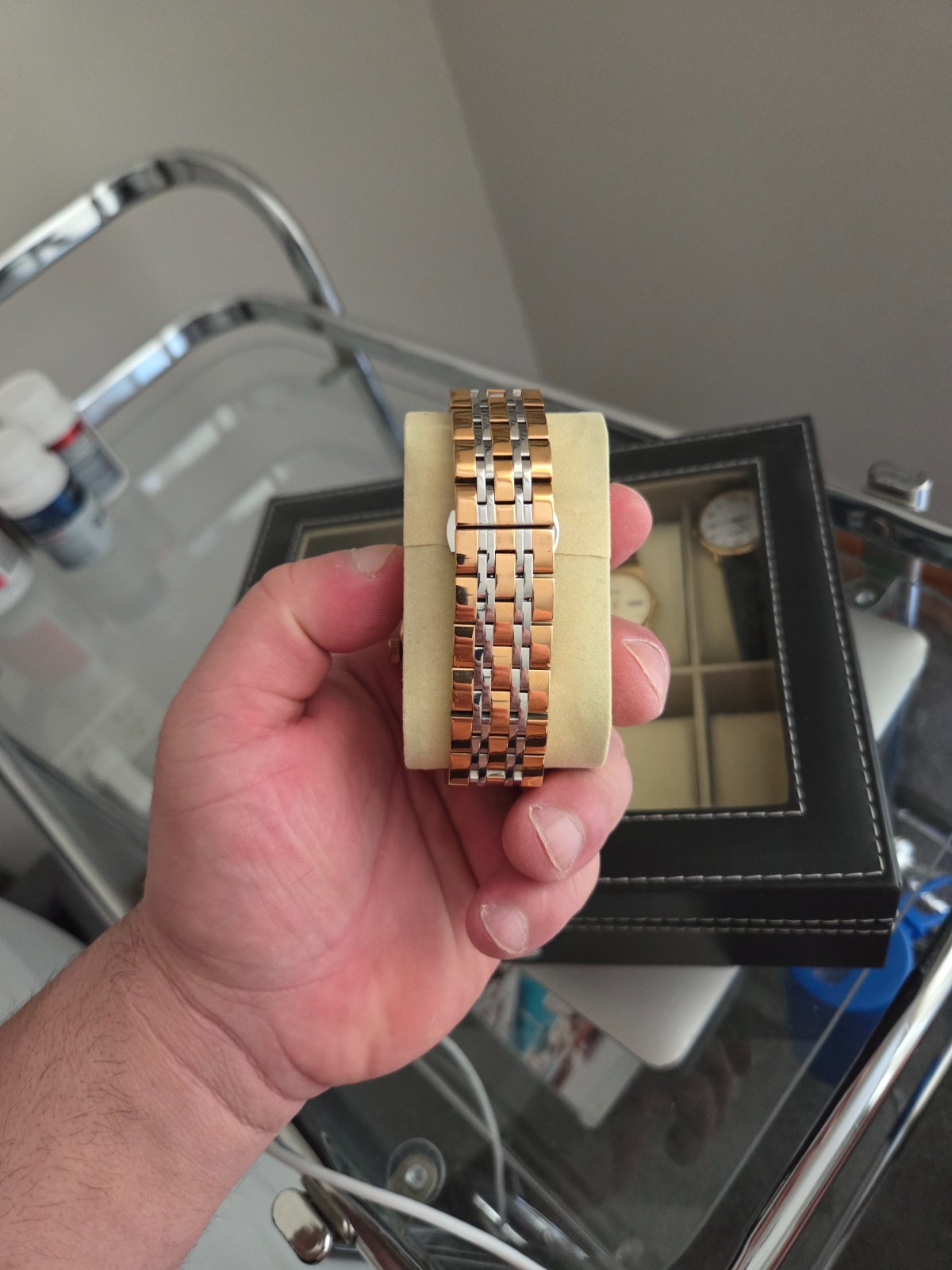 Automatic Open Heart Wristwatch Two-Tone Bracelet – Jaeger-LeCoultre