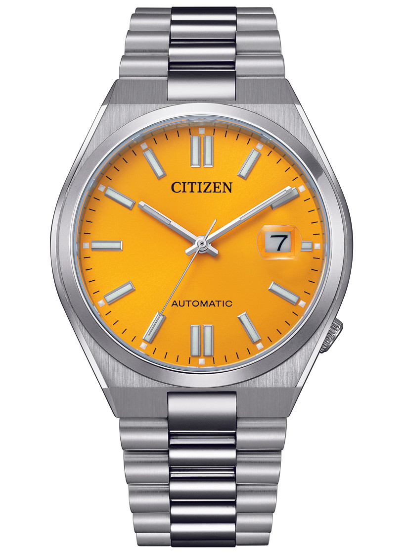 Citizen Silver Mens Analogue Watch Tsuyosa NJ0150-81Z