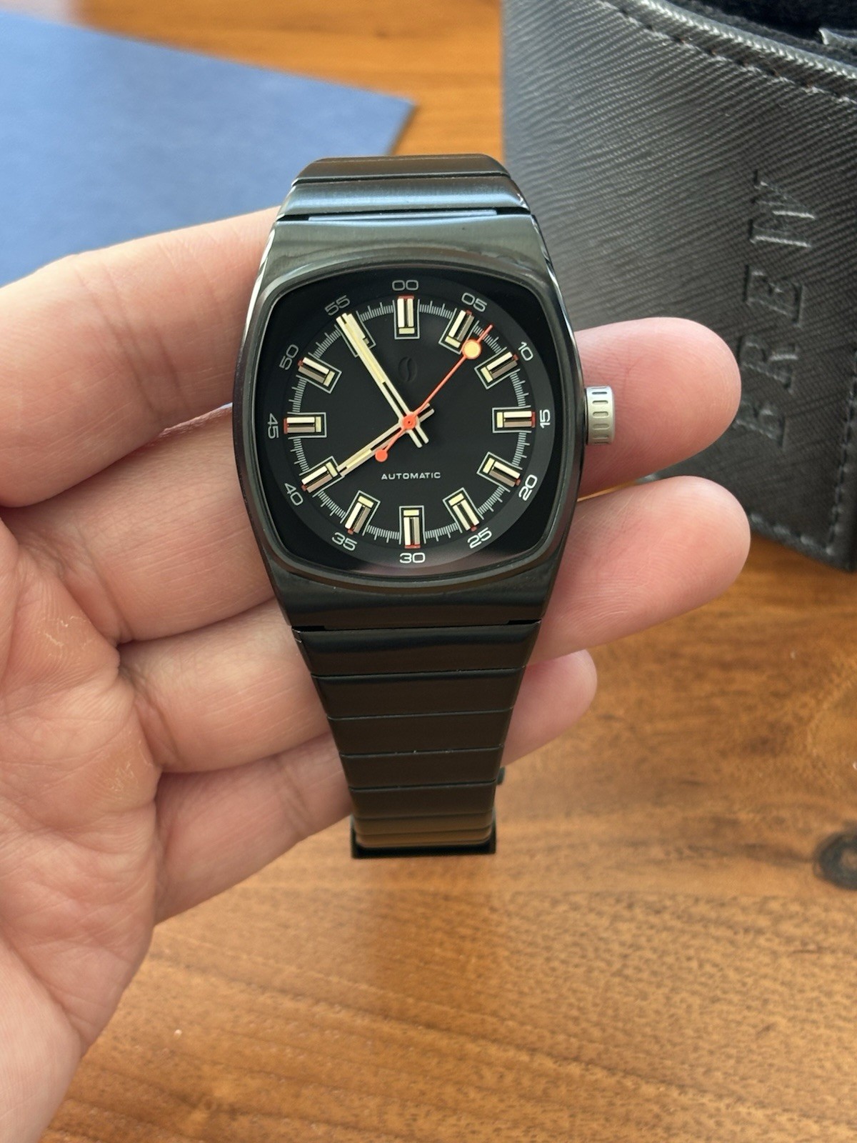 RARE Brew Metric Automatic, NON- Chrono, Black PVD, Bracelet, Ltd 145/500