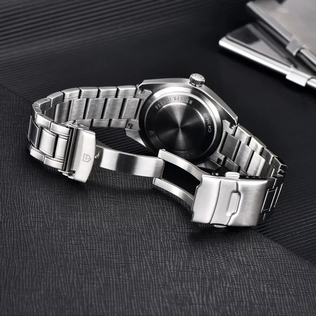 PAGANI DESIGN 38MM Pilot NH35 Automatic Watch Sapphire Waterproof