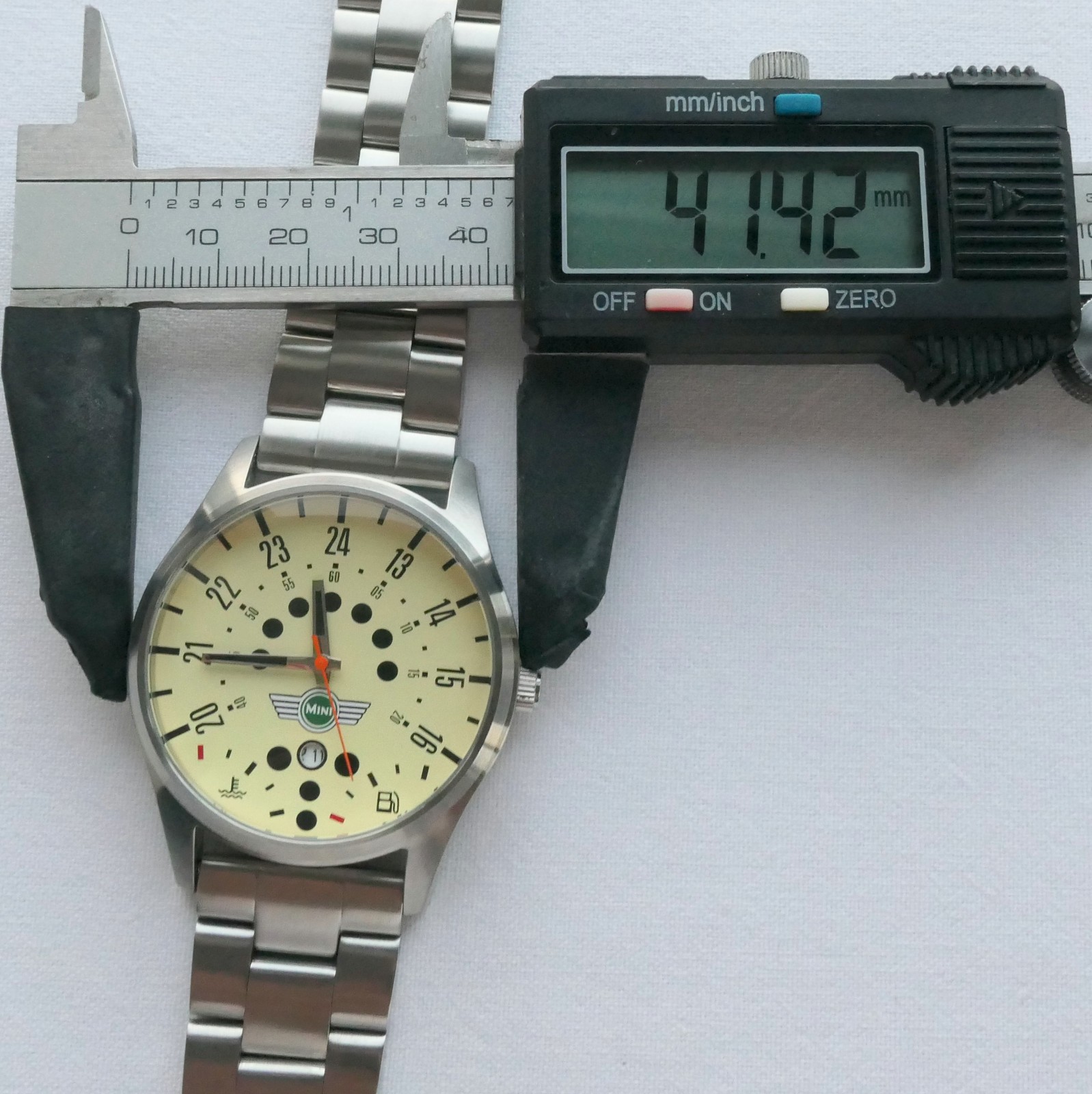 Mini John S Cooper Works JCW Speedometer Racing Classic Retro Sport Design Watch