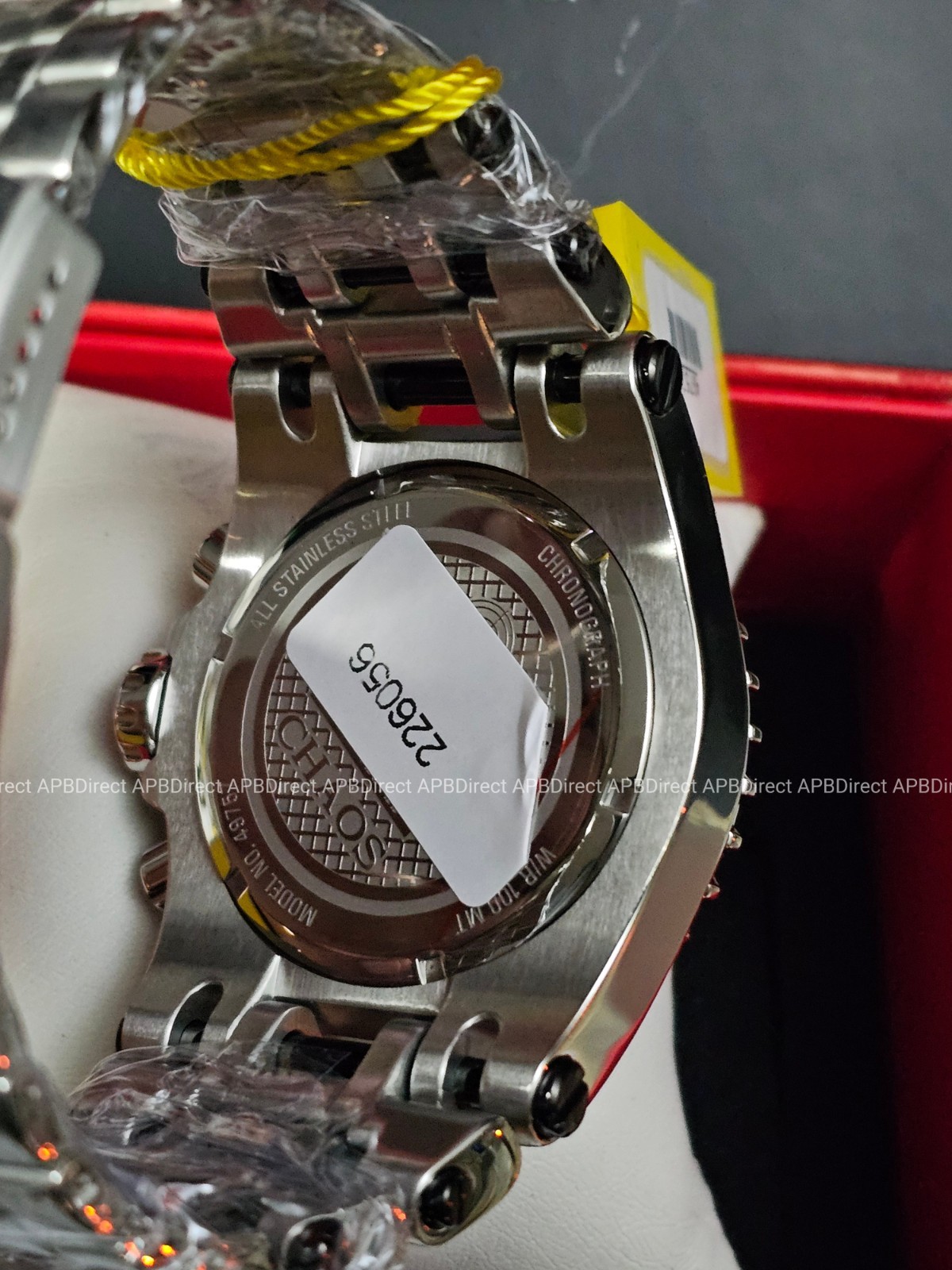 Invicta – CHAOS – Coalition Forces Silver Red – 50mm Chronograph Mens Watch