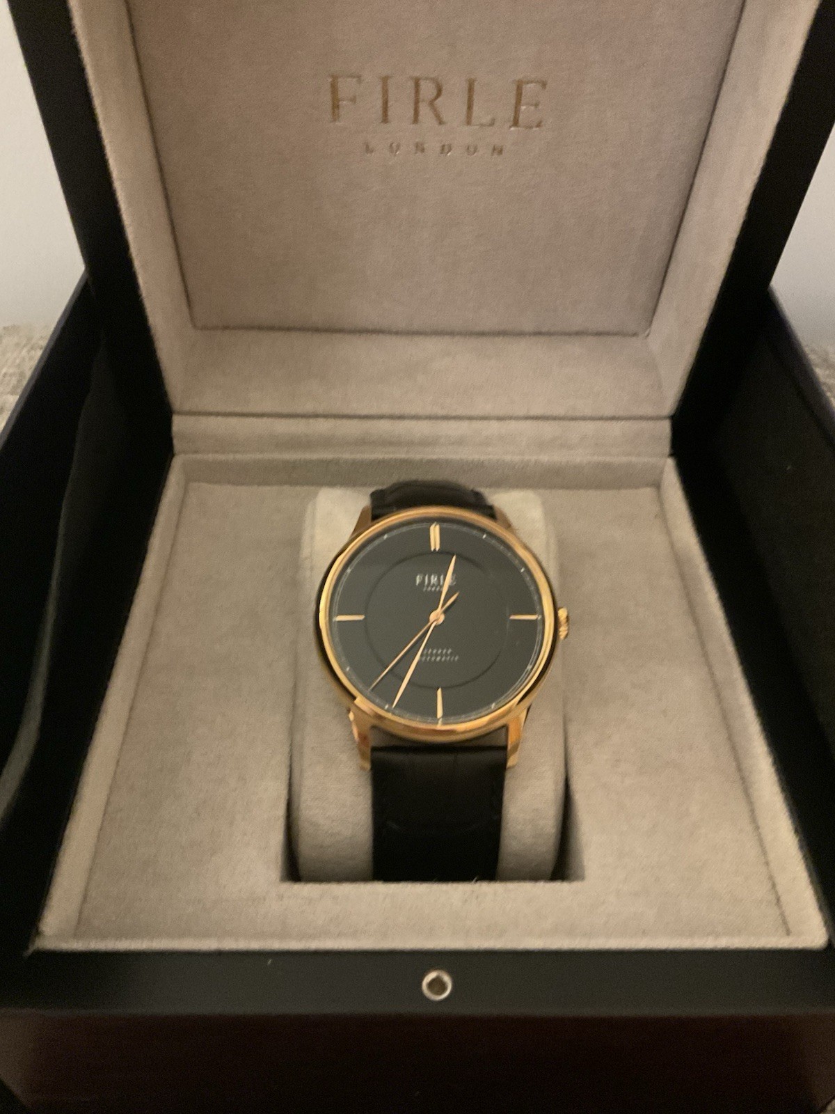 FIRLE Watch – Sennen Automatic – Gold plated, 40mm, United Kingdom