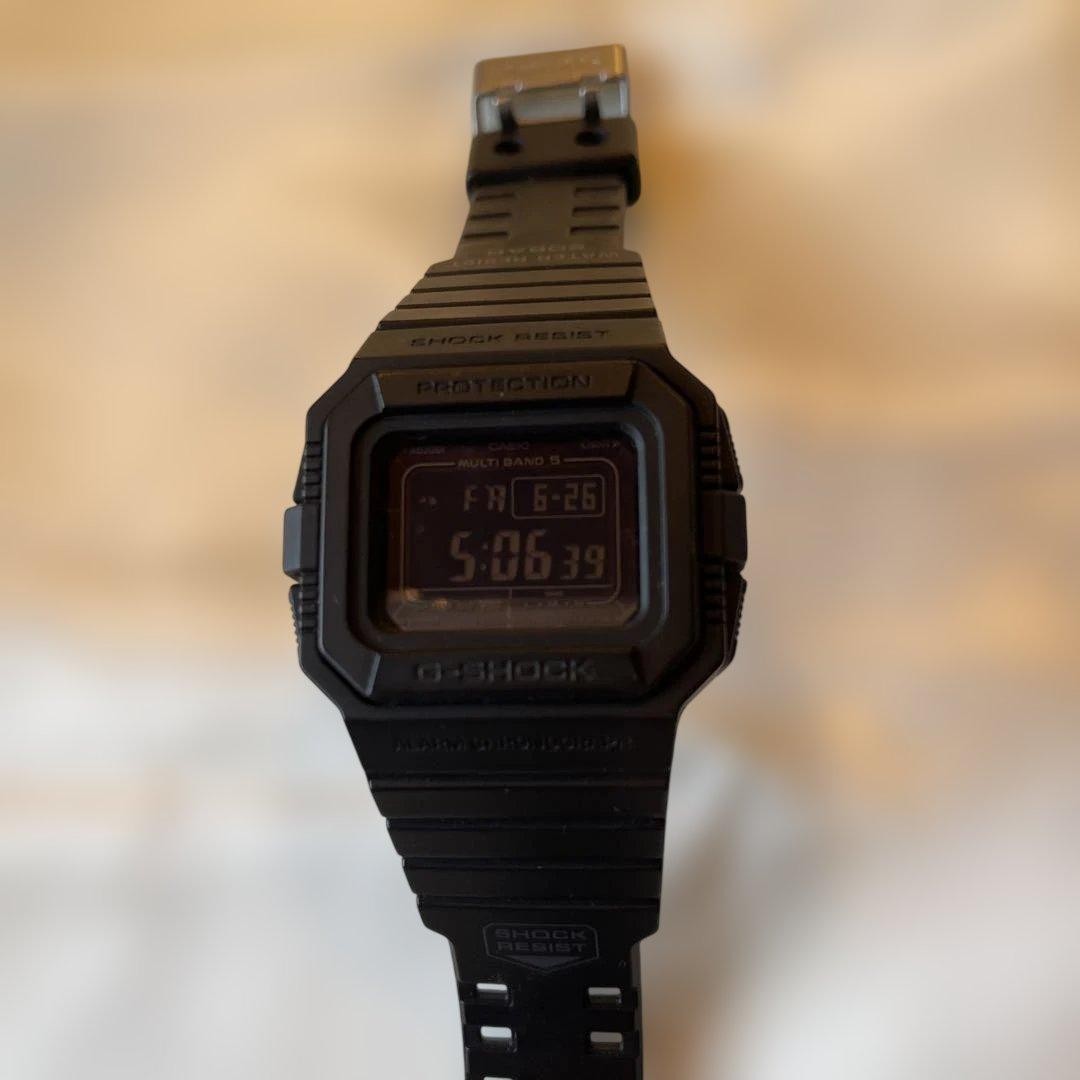 G-SHOCK body only Digital all black 5500 Operation confirmed