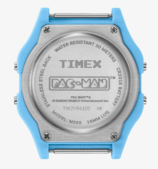 TIMEX x PAC-MAN Collaboration Classic Digital TW2V94100 Watch 34mm NICI Pouch