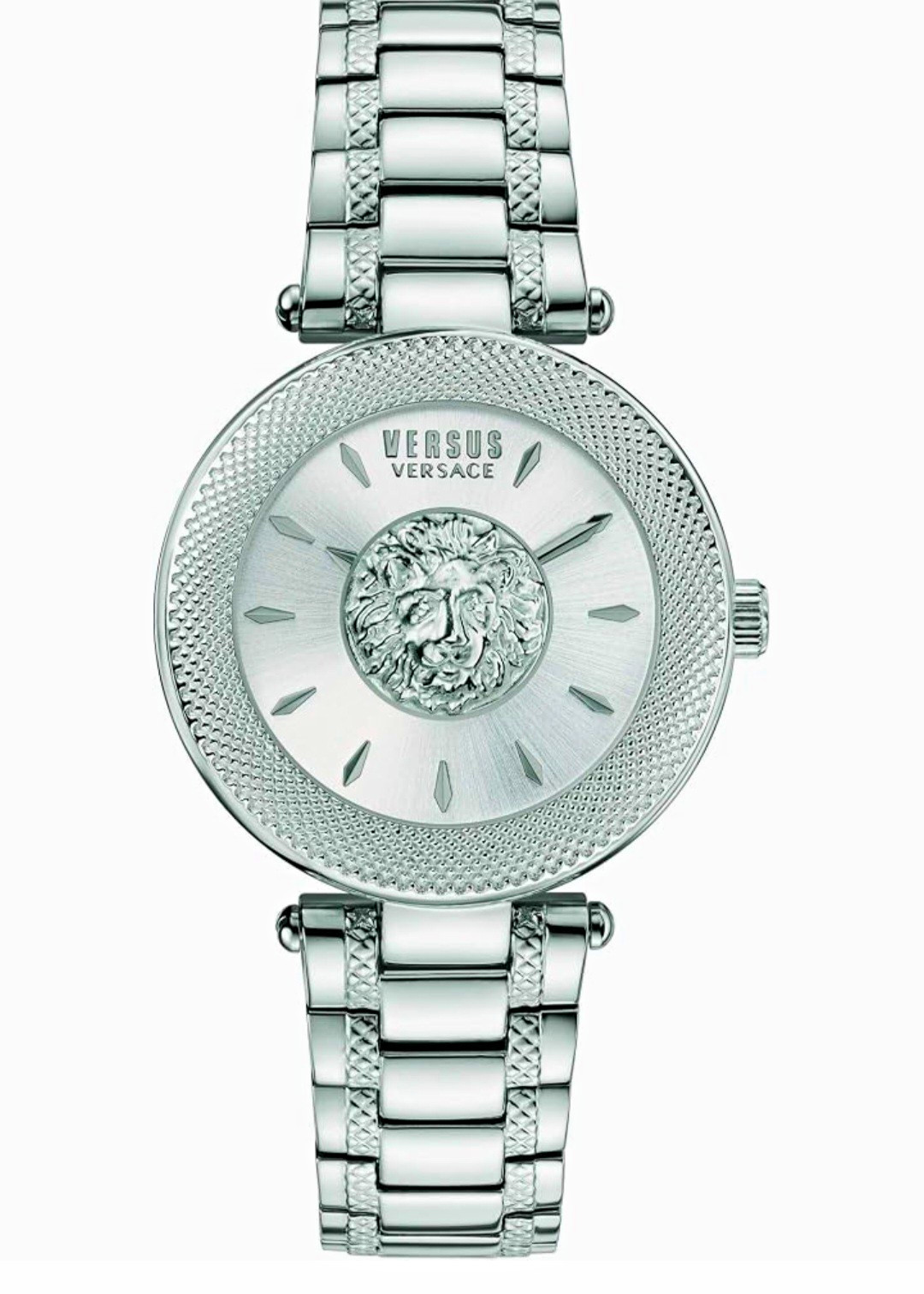 Versus Versace Women’s Silver Stainless Steel Analog Quartz Bracelet Watch