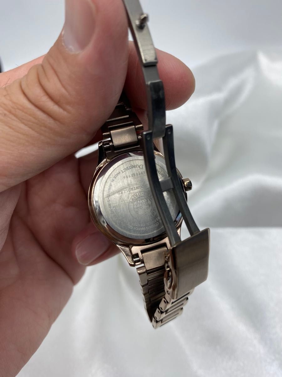 Excellent Condition CITIZEN Eco Drive Cross Sea Roman Radio Solar H246-T024696