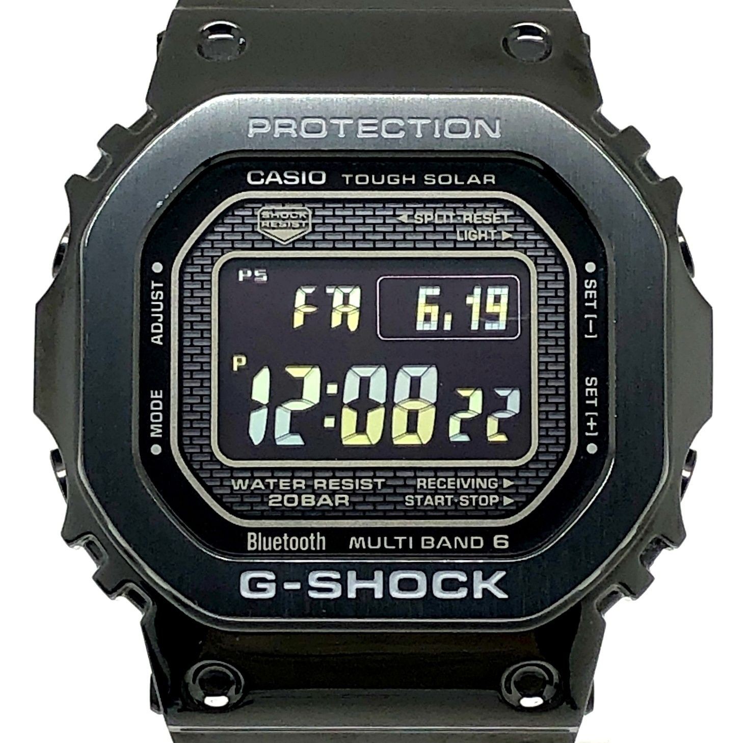 G SHOCK G SHOCK GMW B5000GD 1 Full Metal Black IP Radio Solar High Brightness LE