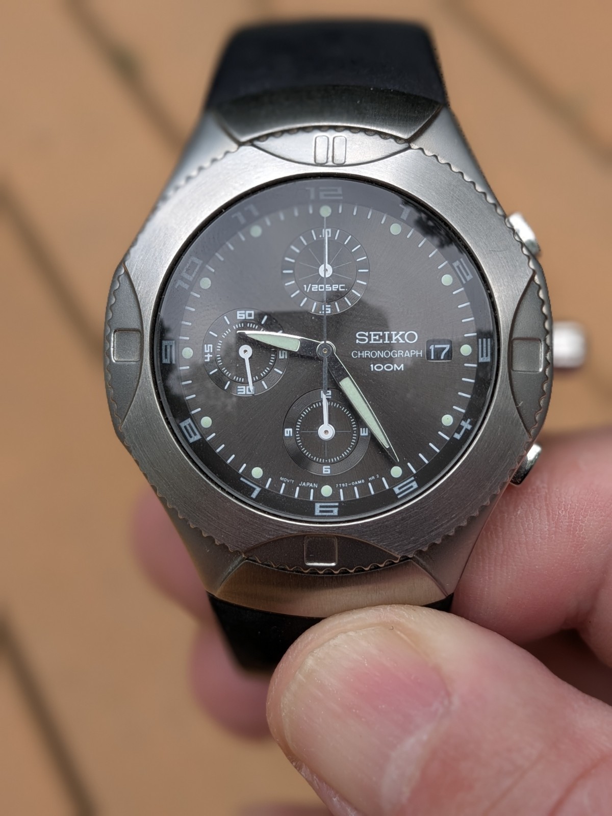 Seiko diver Quartz mens watch, used