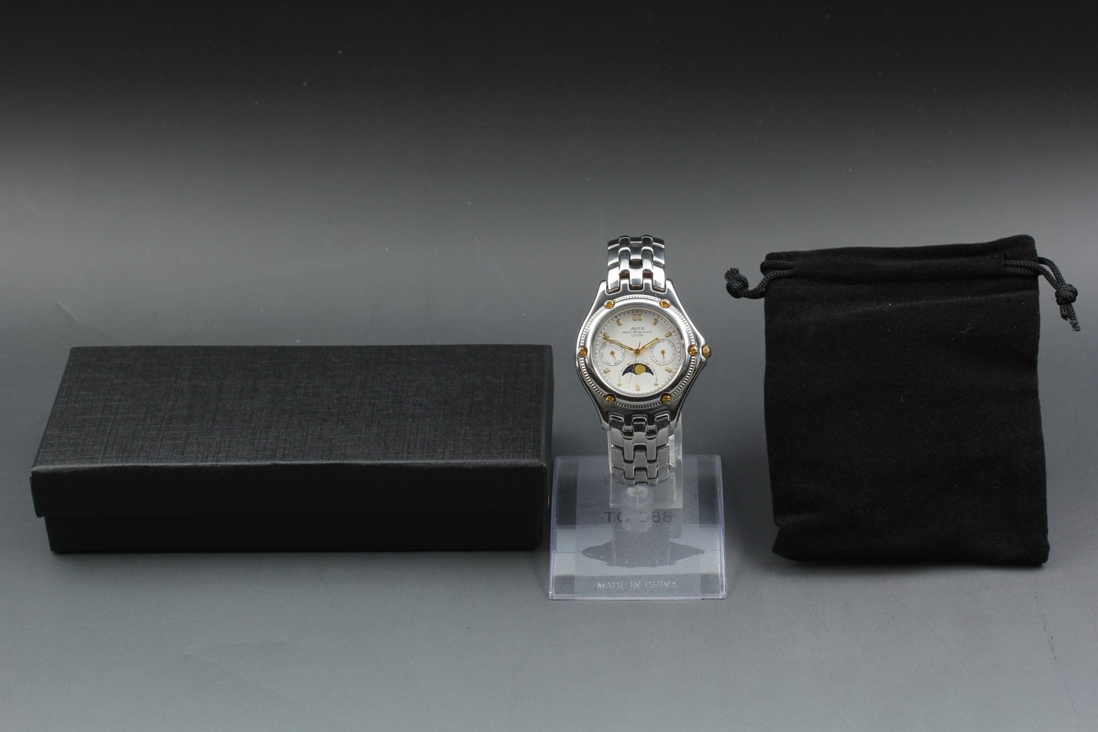 Citizen Junction White Double Face Quartz Watch 6320-K08102 Vintage 1995 JAPAN