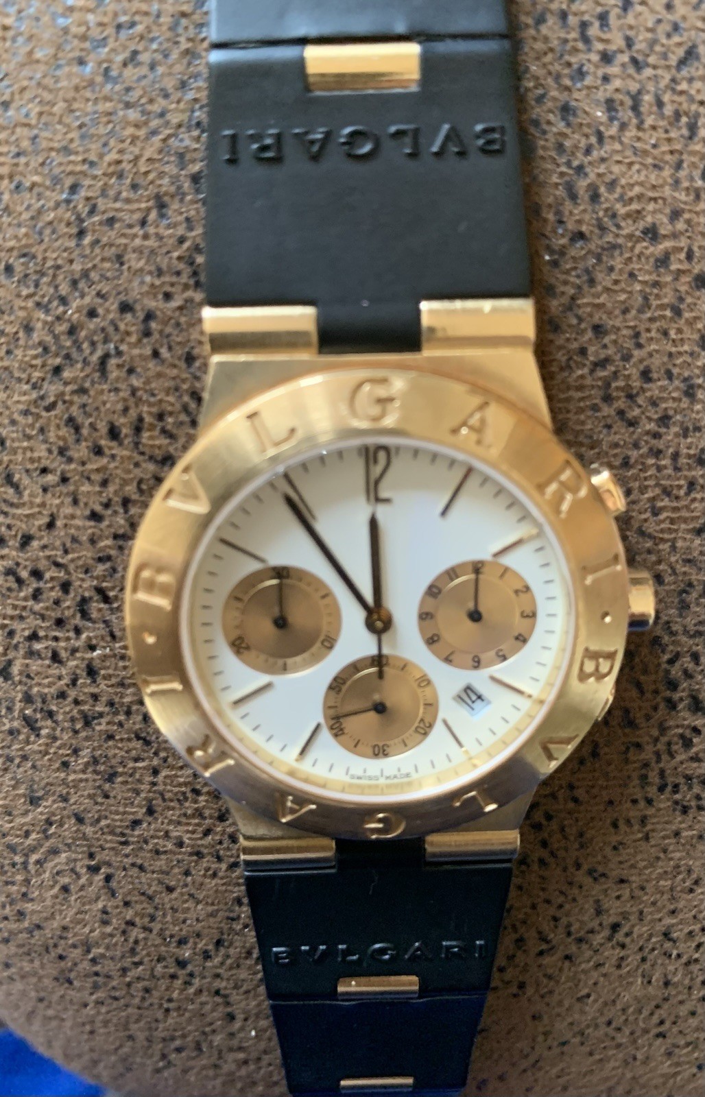 Bvlgari Diagono Chronograph SOLID 18kt Yellow Gold CH 35 G