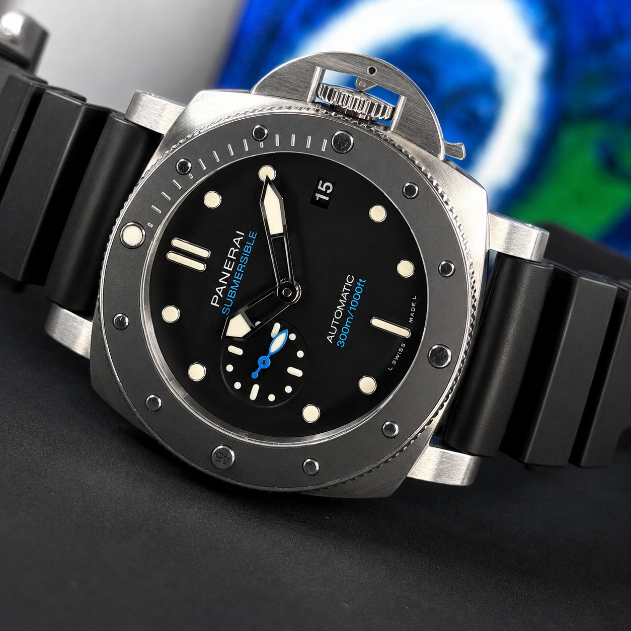 2021 Panerai Submersible PAM00683 42mm Excellent Condition Box & Papers