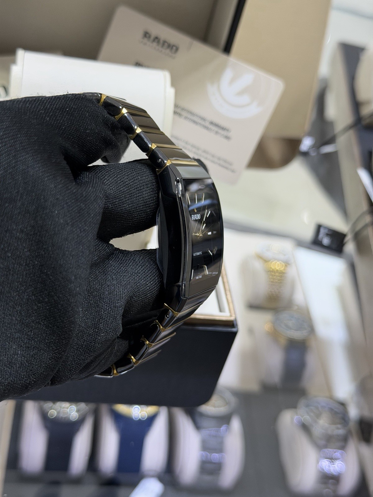 New Rado Anatom Automatic Black Dial Ceramic & Unisex Watch R10200152