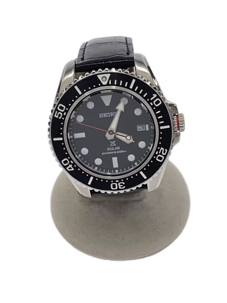 SEIKO Solar Watch Analog BLK V157 0DP0 Prospex Diver