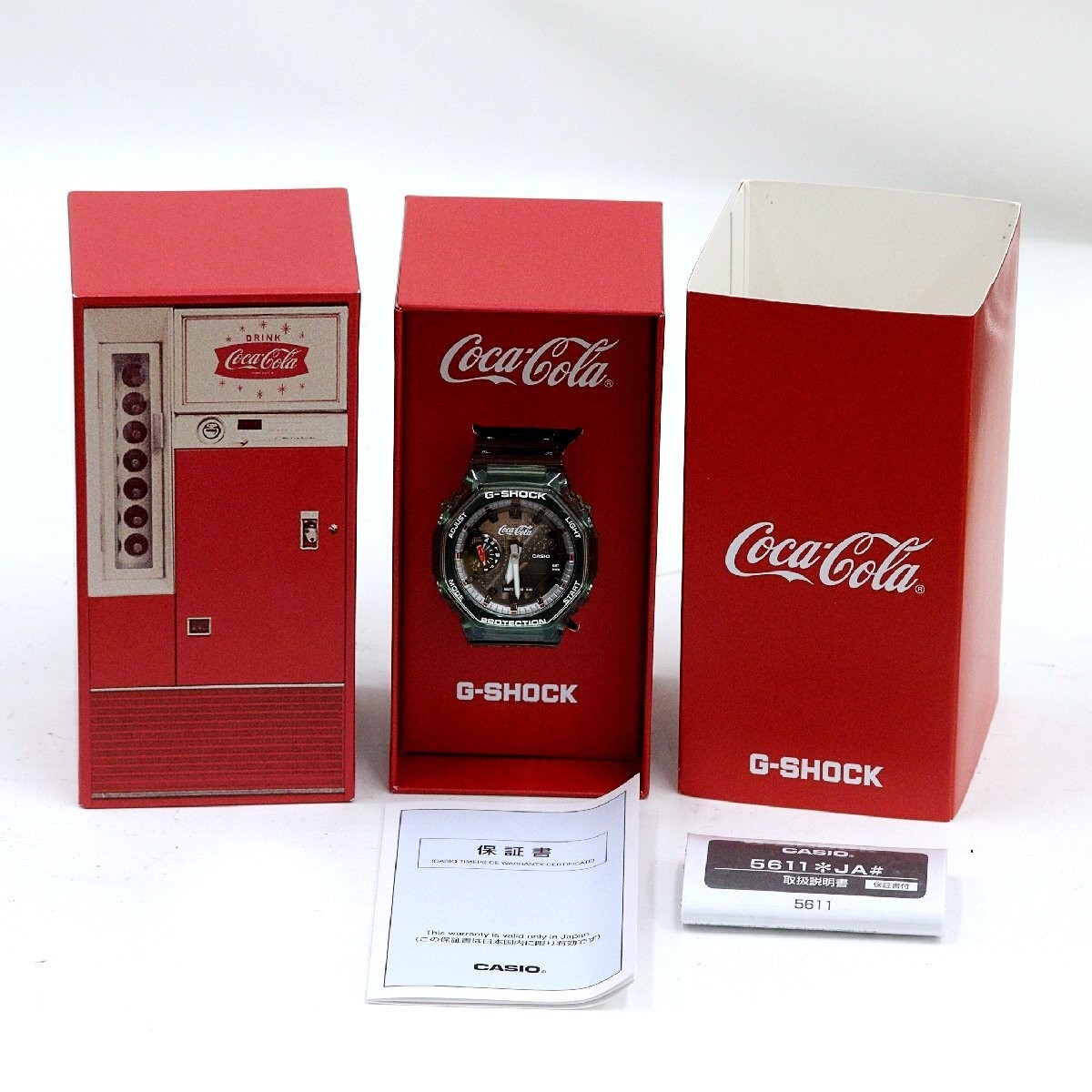 Casio G SHOCK Coca Cola 140th Anniversary Collaboration GA 2100CC 3AJR Watch Qua