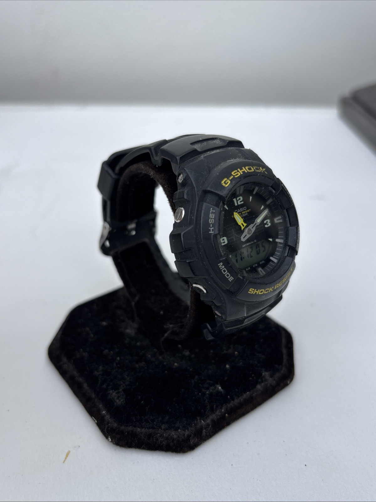 Casio G-100 G-Shock Men’s Analog Digital Watch Tested & Working