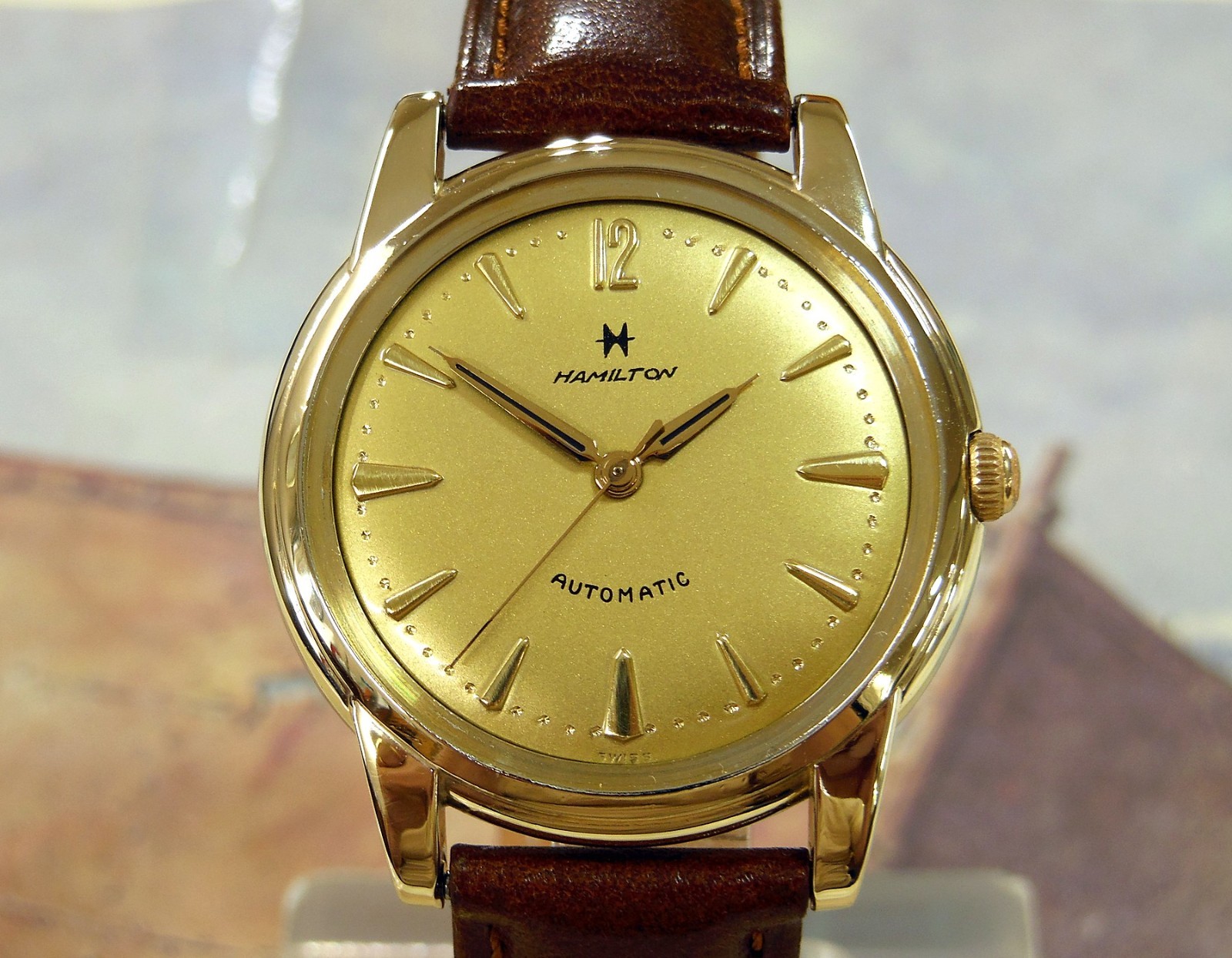 1950’s Vintage HAMILTON Automatic, Stunning CHAMPAGNE Dial, Serviced / Warranty