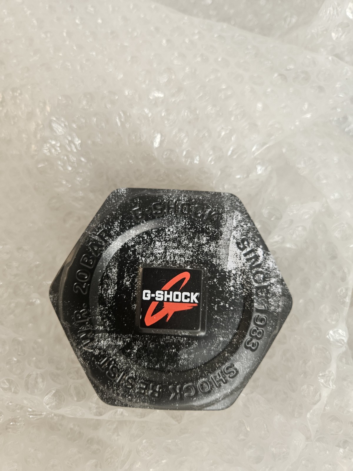 Casio G-Shock With Case Unique Orange And Transparent Grey Colors