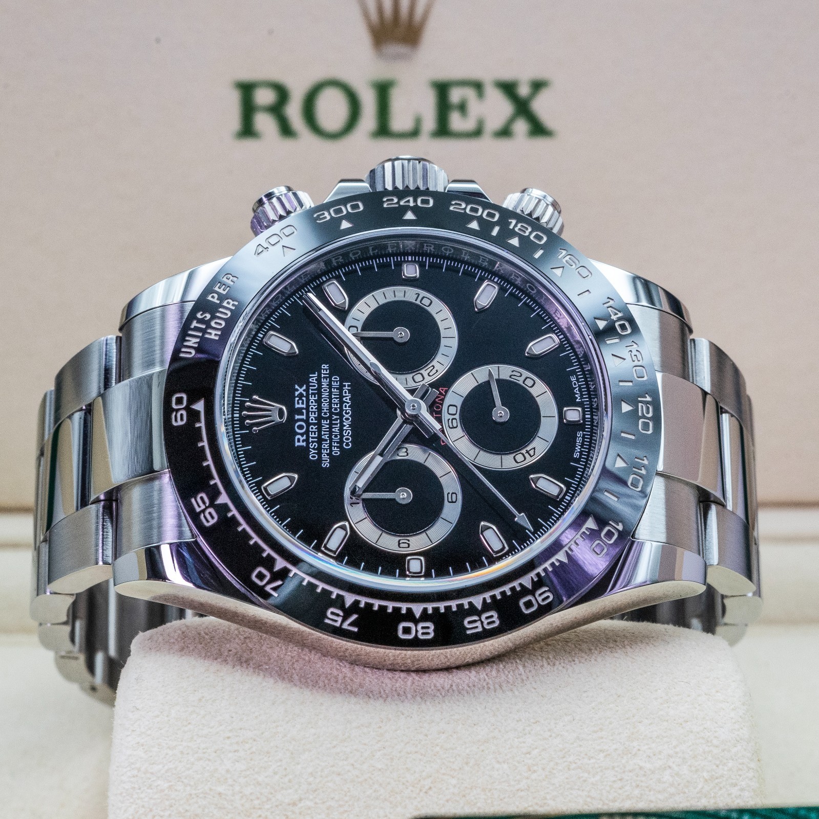 Rolex Daytona 116500LN 40mm Steel Black Dial Box Papers 2022