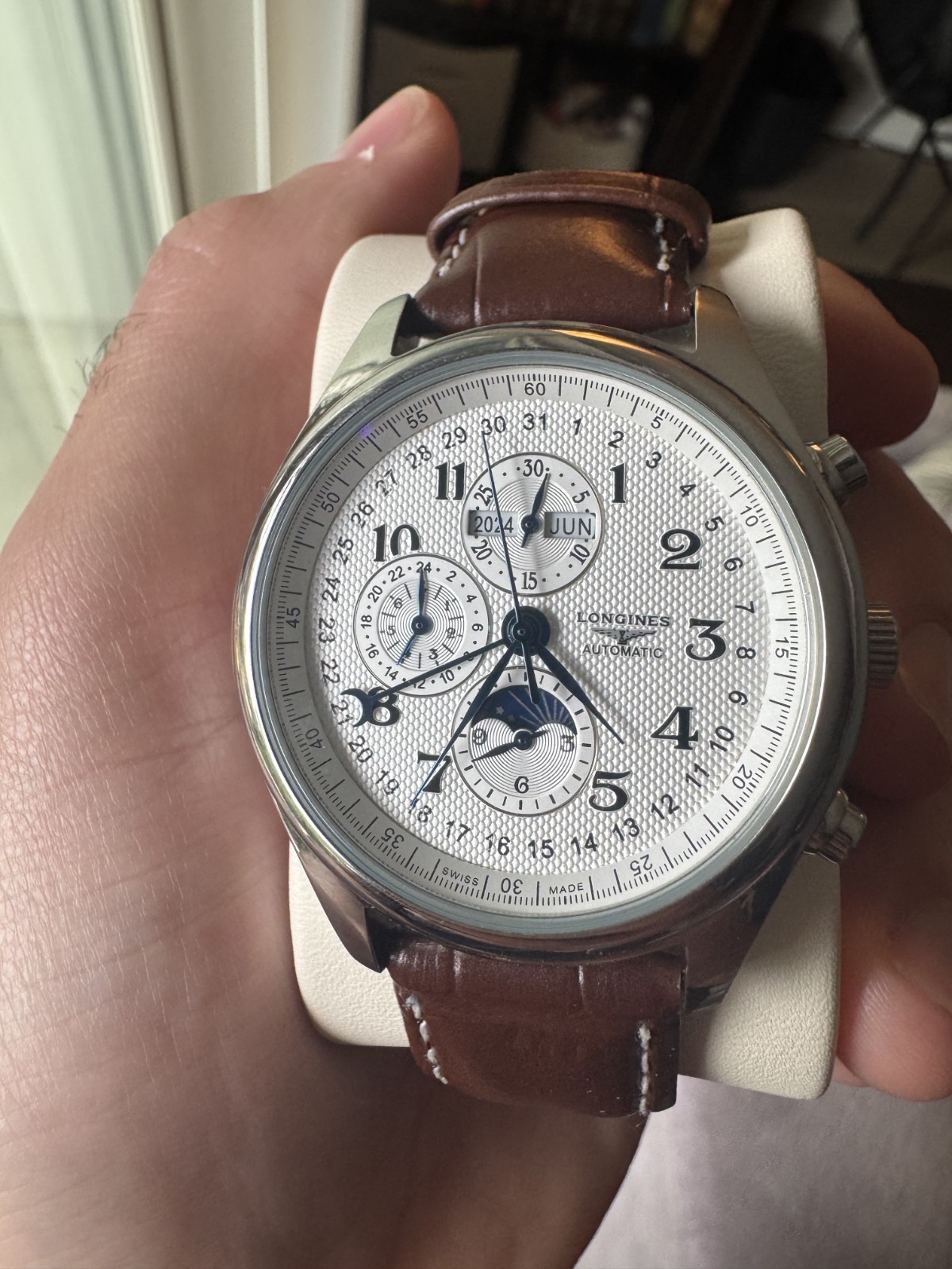 LONGINES MASTER COLLECTION CHRONO MOONPHASE L2.668.4