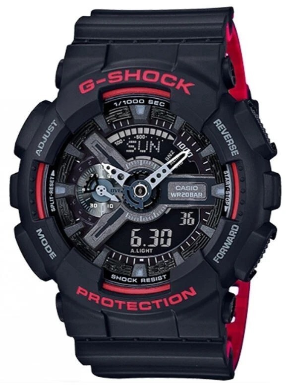 G-Shock GA-110HR-1ADR Red/Black Analog-Digital Watch