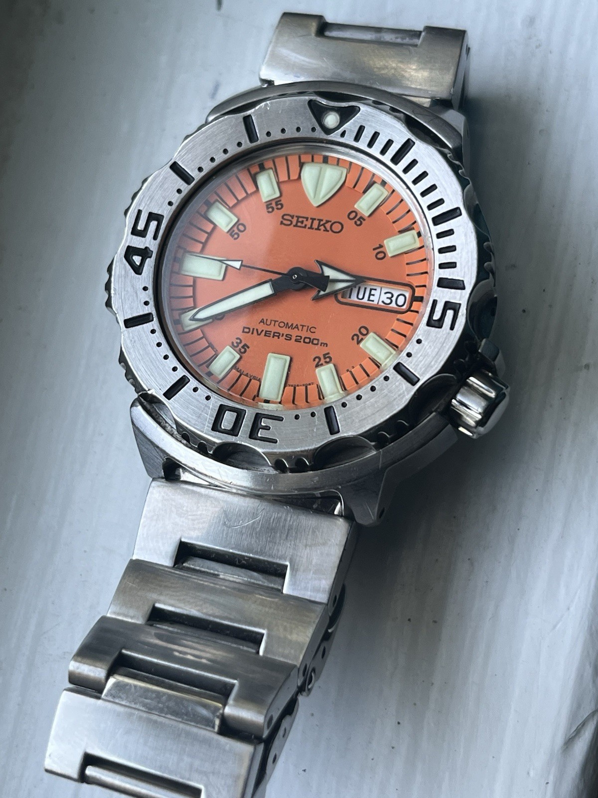 Seiko Orange Monster Gen 2 SRP309 Automatic Diver 200m – Box Included