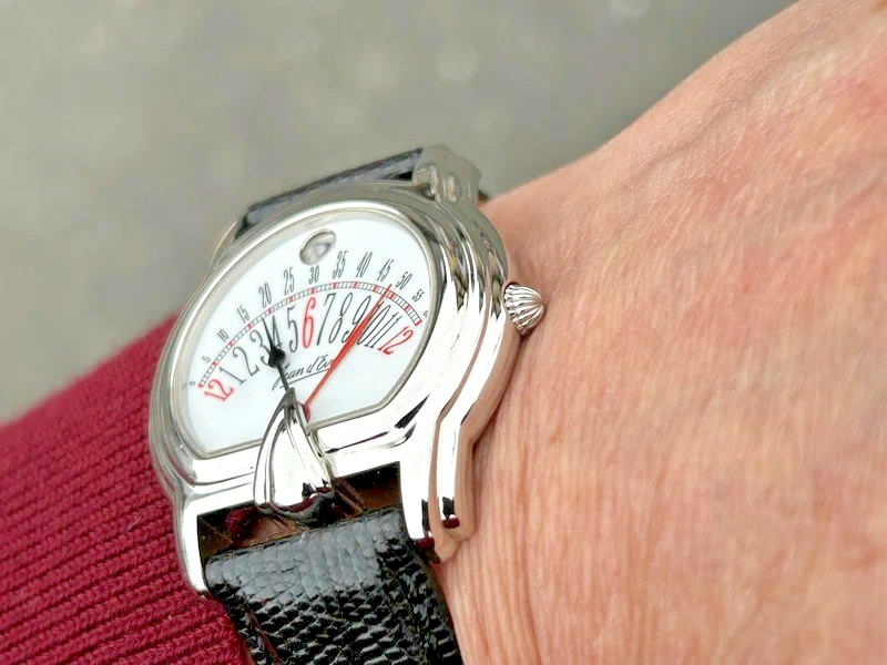 Jean d’Eve Sectora Automatic 655451BESAA Retrograde Silver Dial Swiss Watch Card