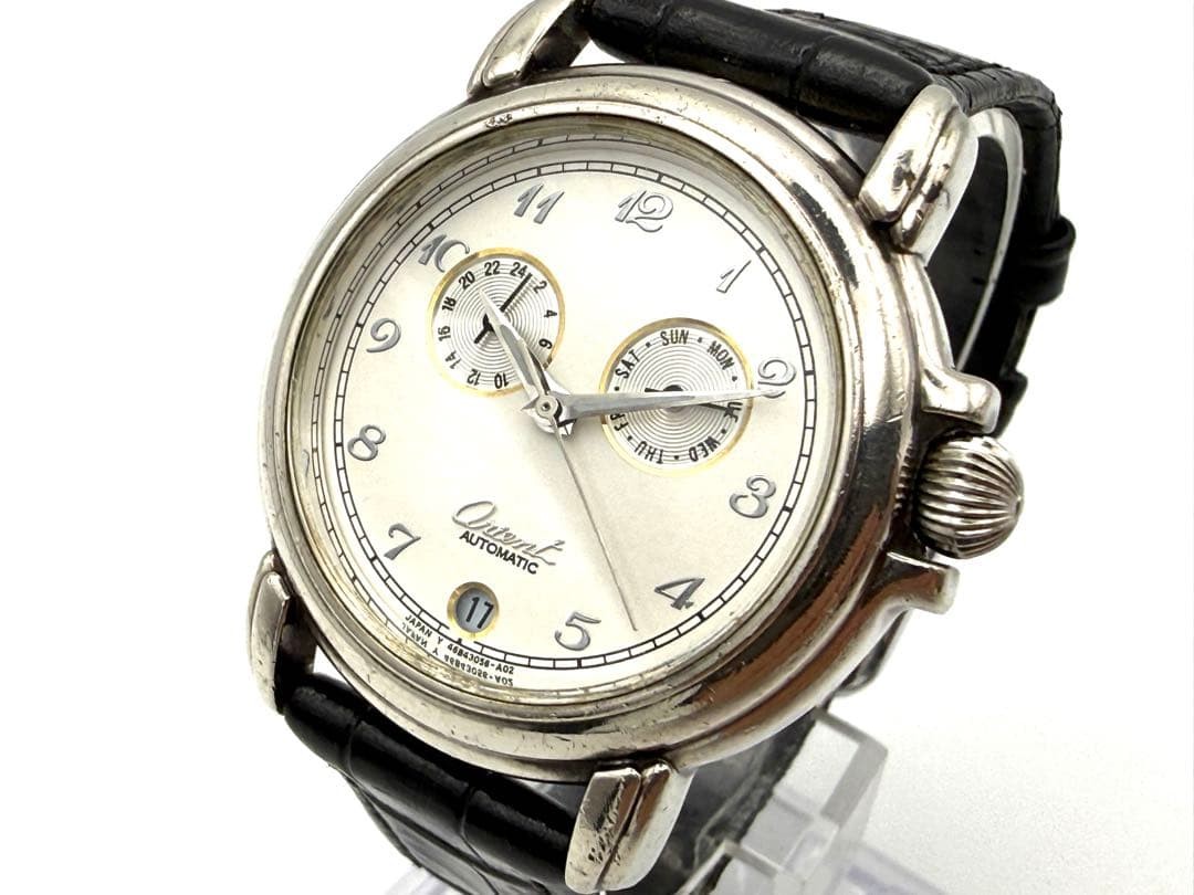 Orient automatic winding 46B 305 60 CS silver 925 transparent back working