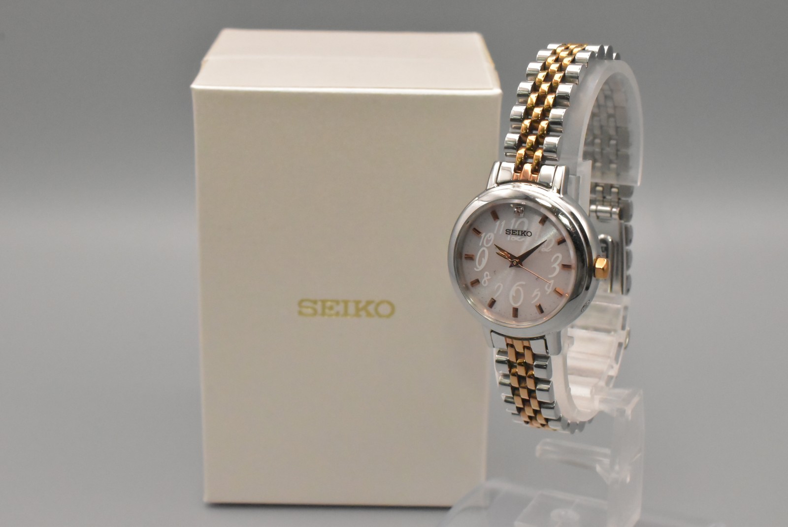 Box 2013 “N MINT” SEIKO TISSE 3B51-0AW0 SWFT013 Solor Gold Women’s watch JAPAN