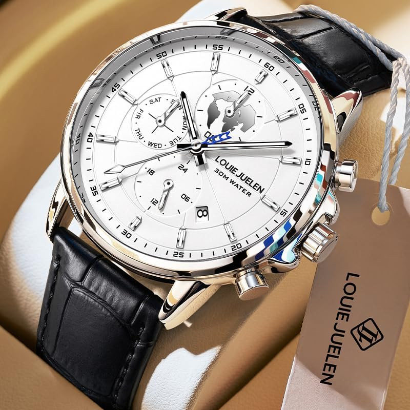 Luxury Men’s Automatic Mechanical Watch – Waterproof, No Battery, Multiple Dials