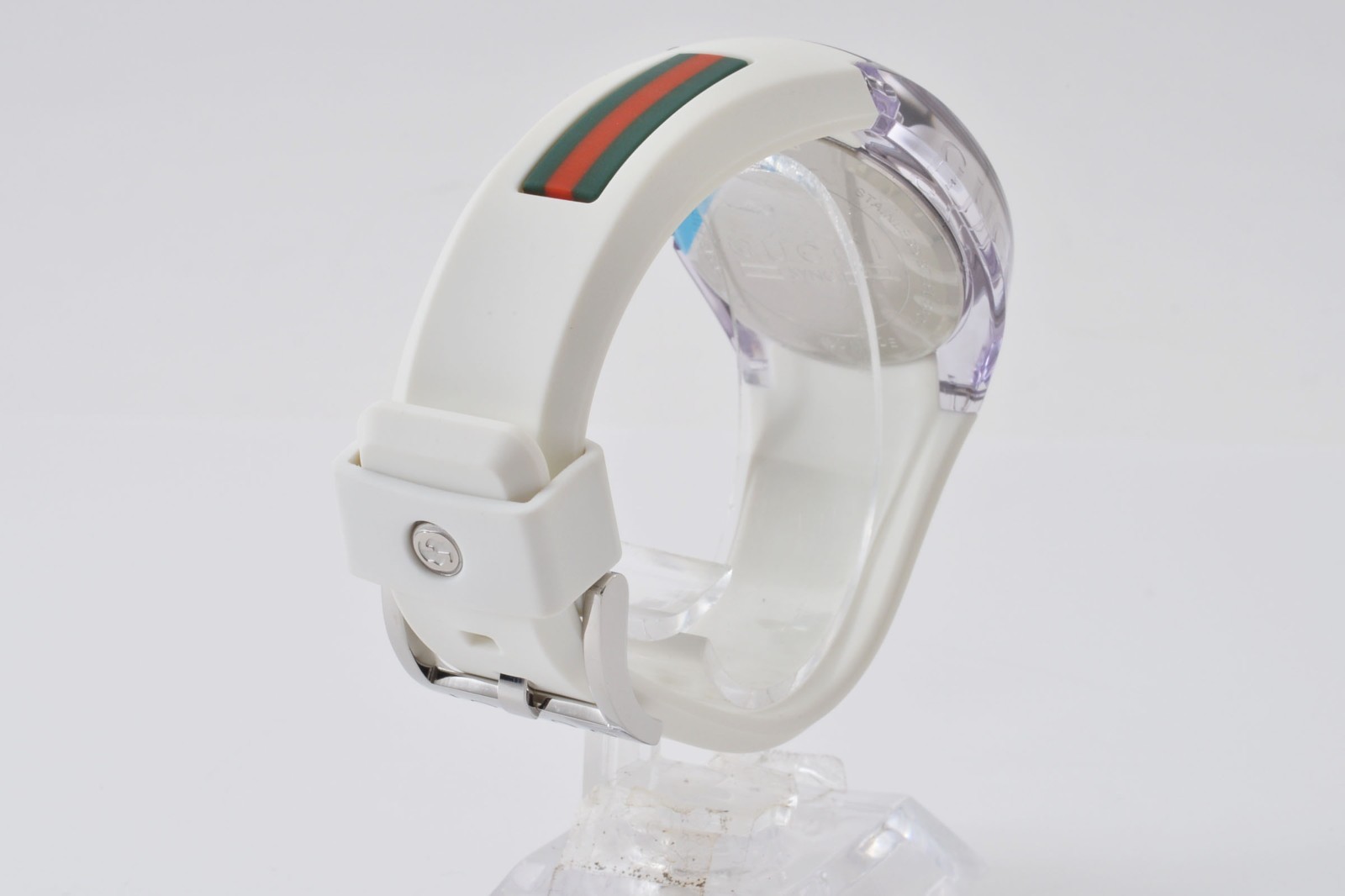 [MINT w/Box] Gucci 137.3 Sync White 35mm Unisex Sherry Line Quartz Watch JAPAN