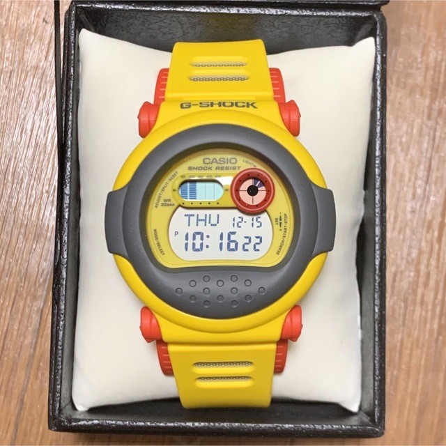 Casio G-SHOCK 3247 JA Jason Yellow Red Resin Watch with Box and Tags