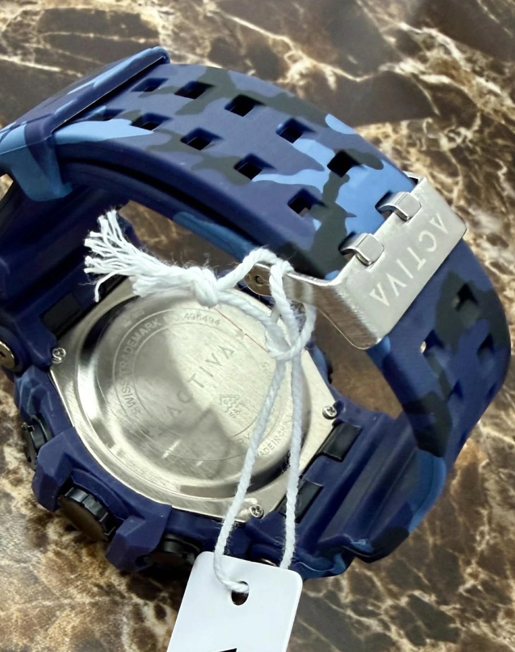 Activa X Invicta BlackOps Digital Men’s Watch-56mm, Camouflage,Blue ACW1637-003