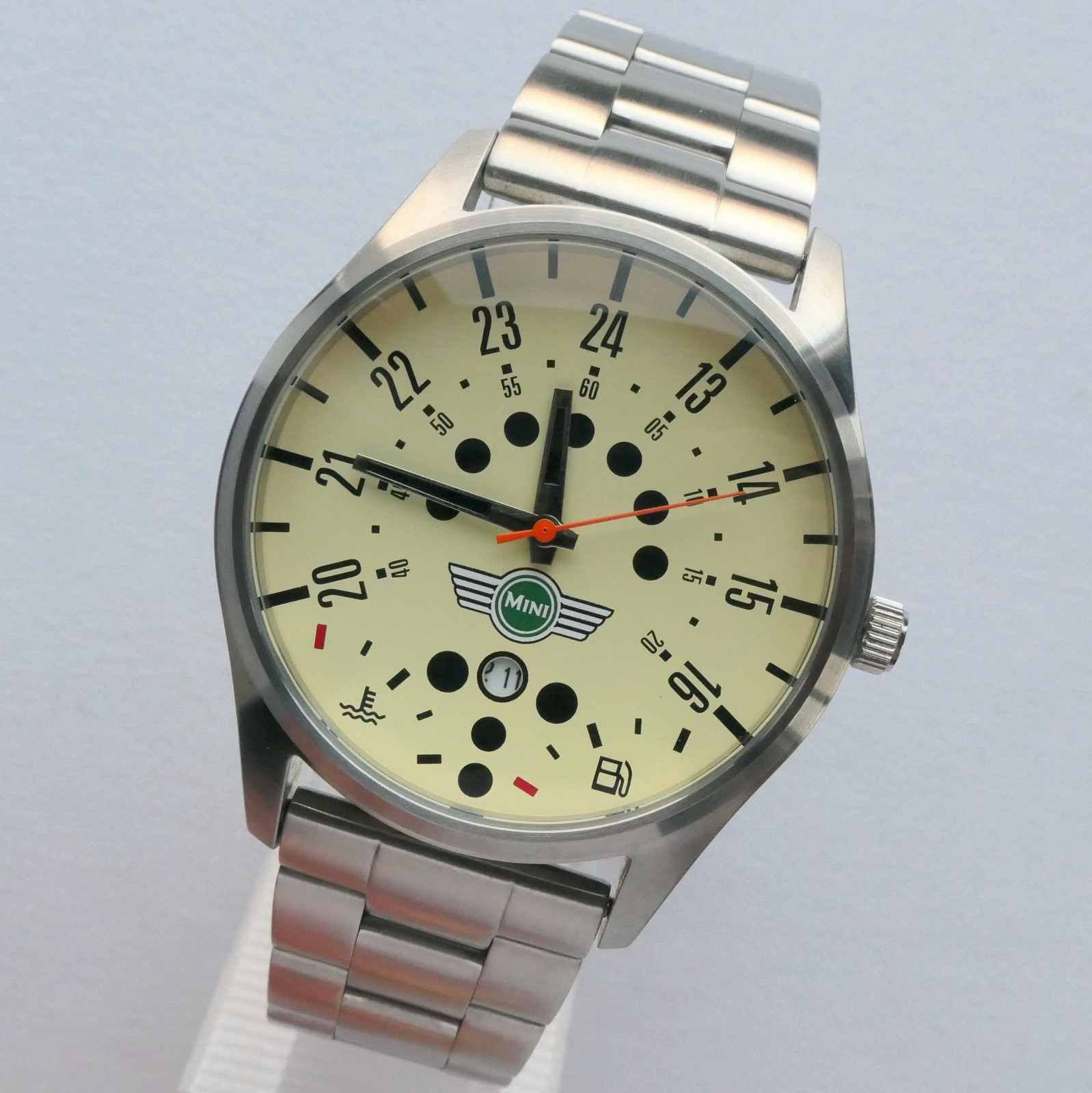Mini John S Cooper Works JCW Speedometer Racing Classic Retro Sport Design Watch