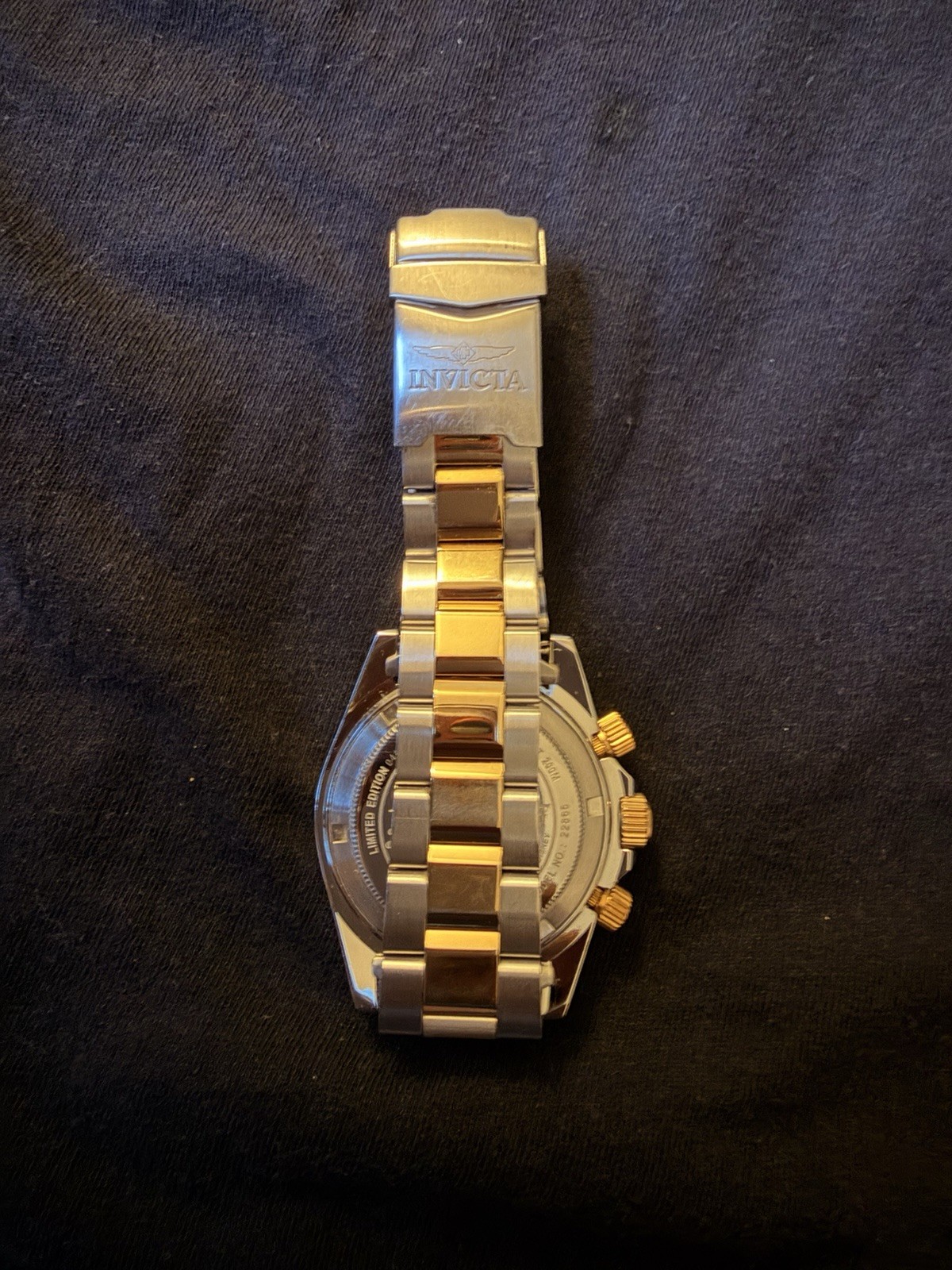 Invicta Disney Mickey Mouse Quartz Chronograph Date Two-Tone Bracelet 40mm