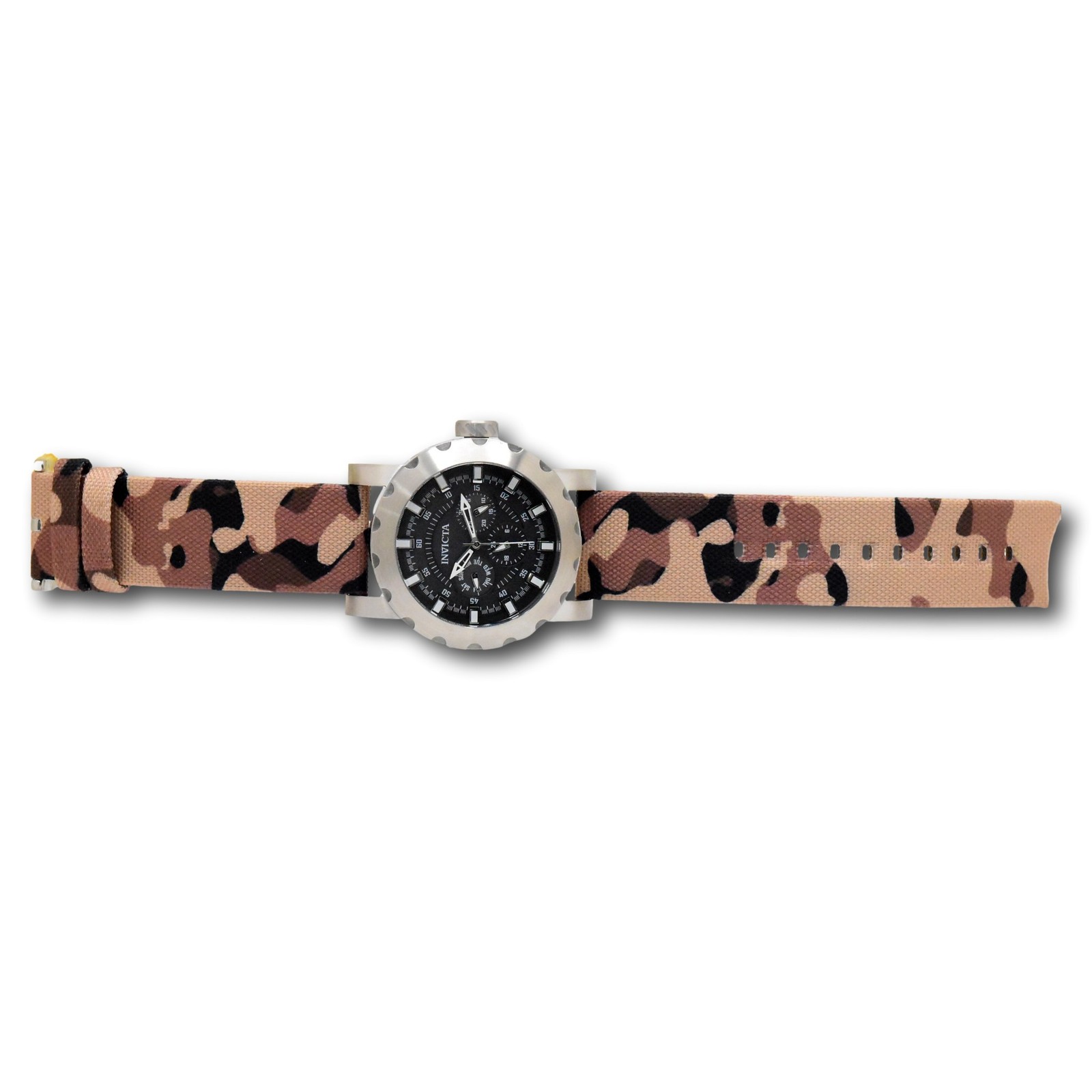 Invicta I-Force Commando Men’s 46mm Quartz Watch 47582 Khaki Camo Strap