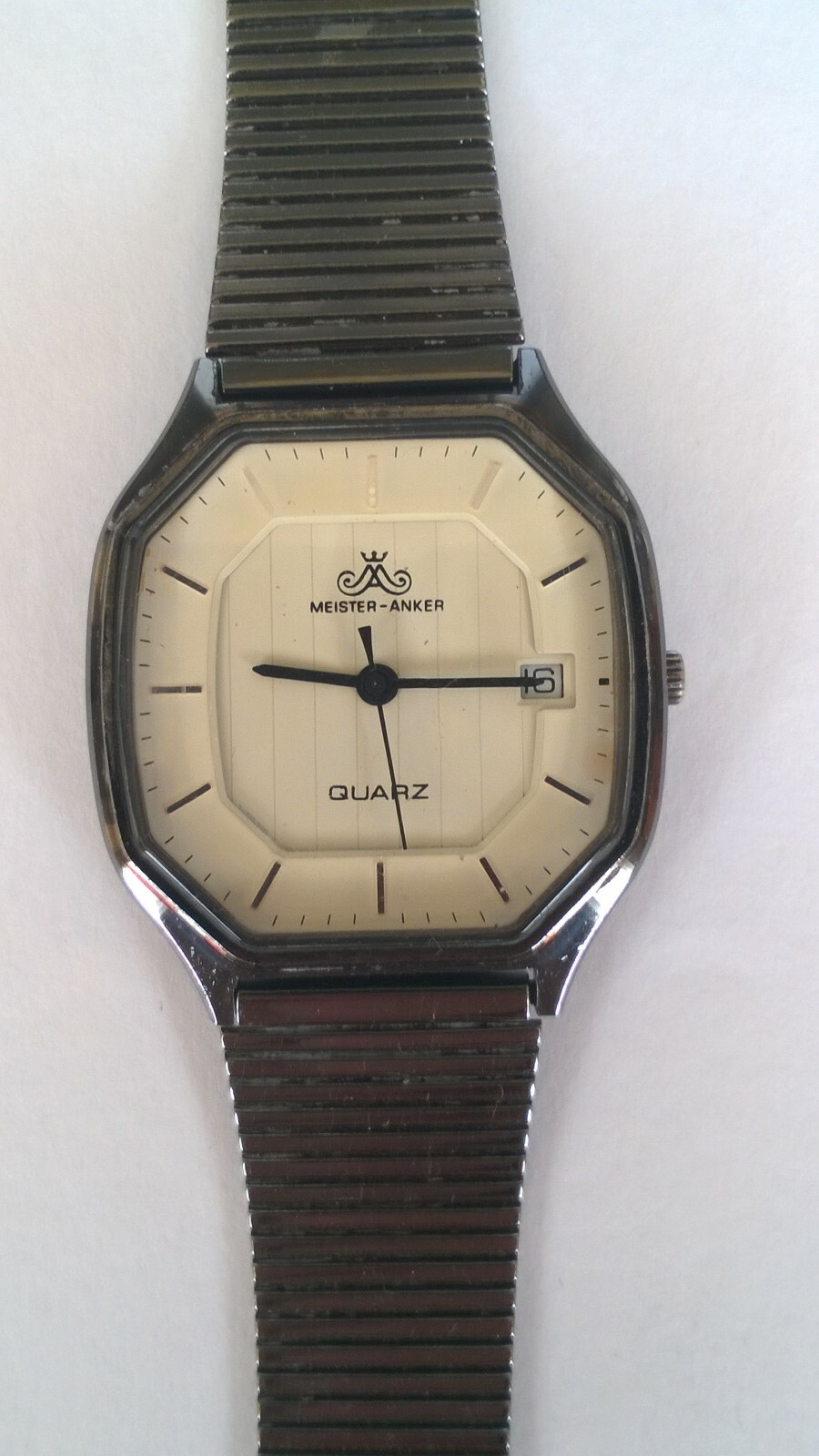 Vintage Meister Anker Men’s WristWatch Quartz Movement Kaliber 13 GDR