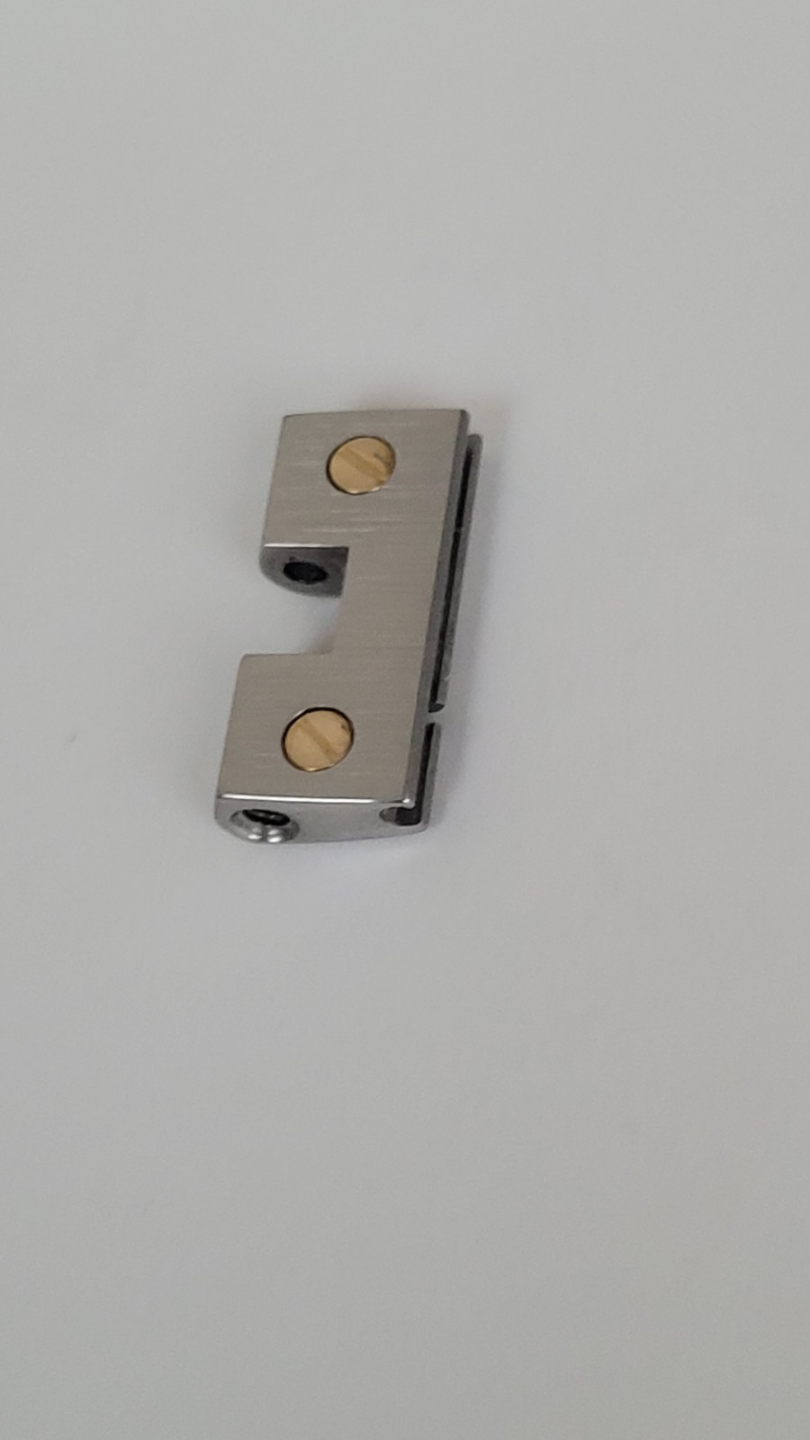 Cartier Santos Authentic Case Push Pin Locking Link,SS & Gold 15.7MM,Excellent