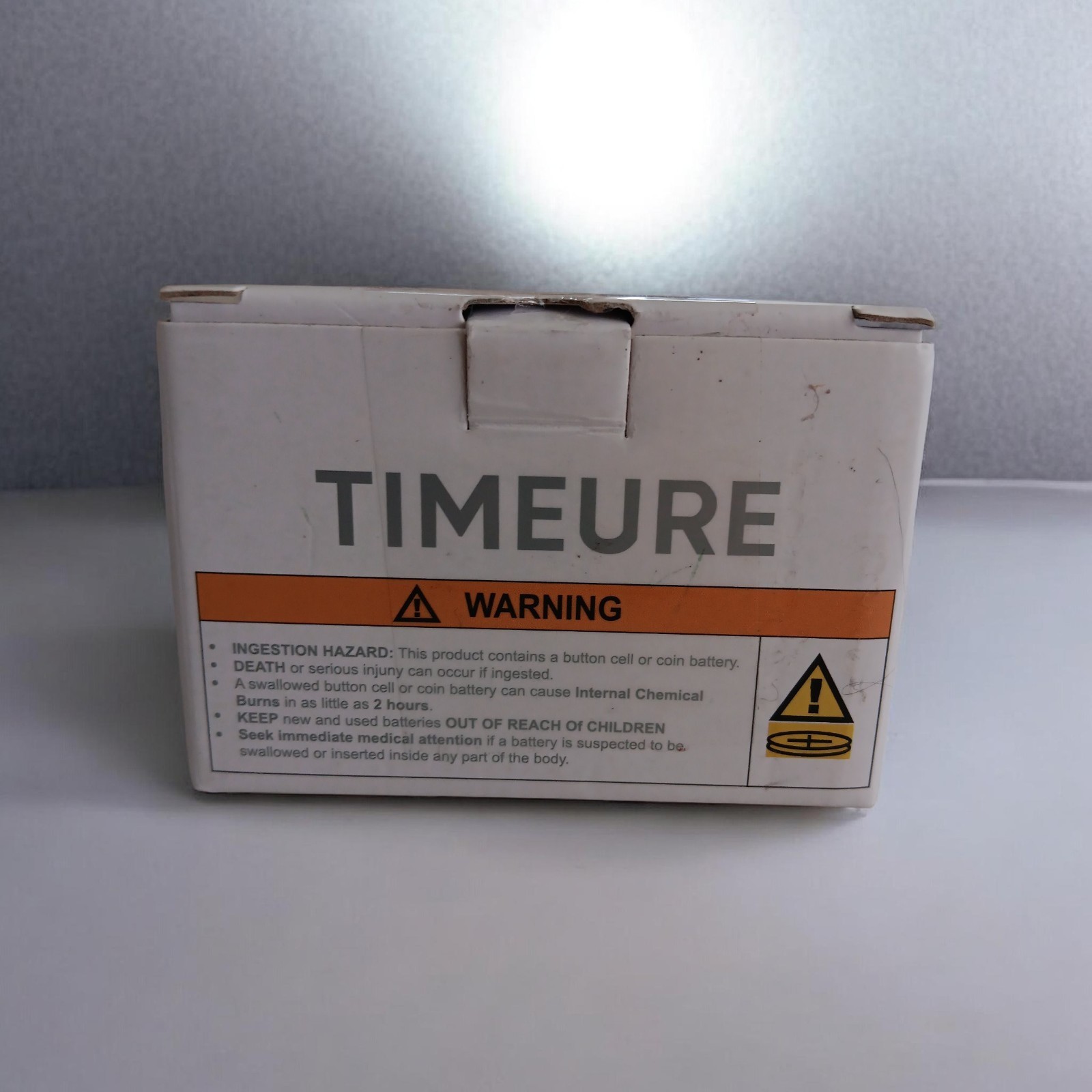 TIMEURE Gold Digital Pedometer Watch – Mesh Band – New in Box