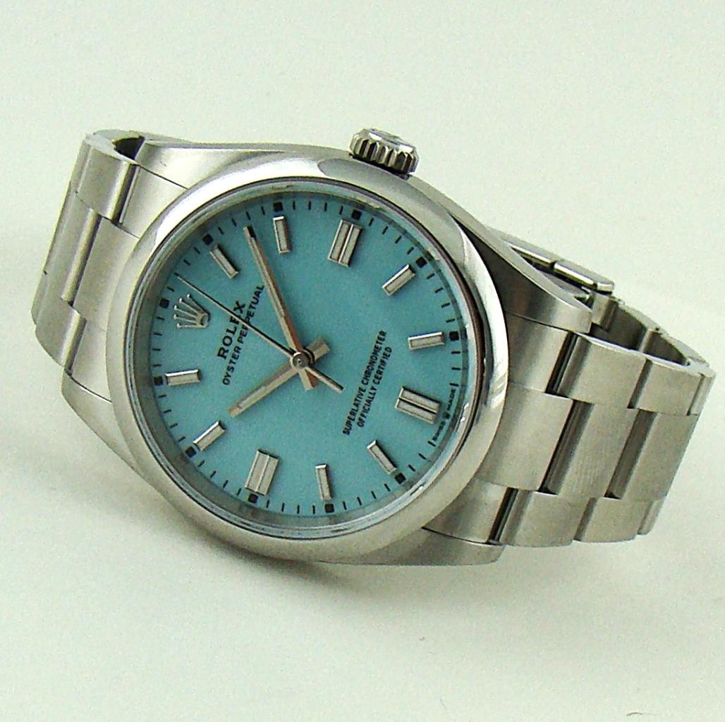 2026 Rolex 126000 Oyster Perpetual 36mm Turquoise Blue Dial Box / Warranty