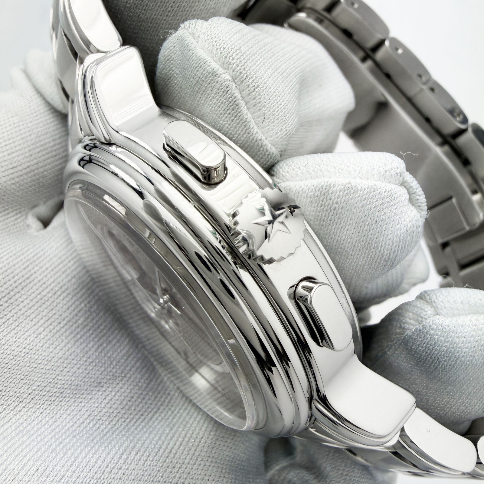 Zenith El Primero Chronomaster T Open 03.0240.4021 40MM Silver Dial Steel