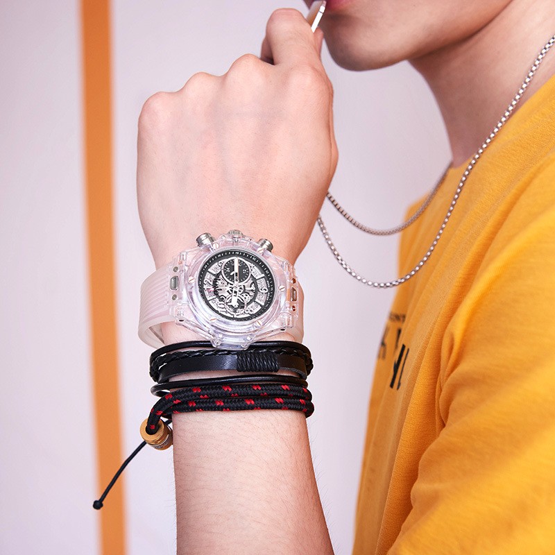 transparent watch